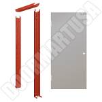 knock down frame 161 cylindrical prep hollow metal door